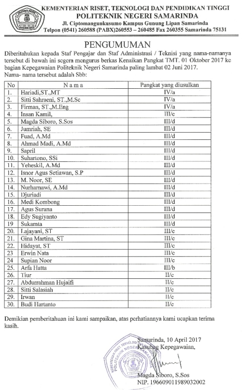 kenaikan pangkat 20170001