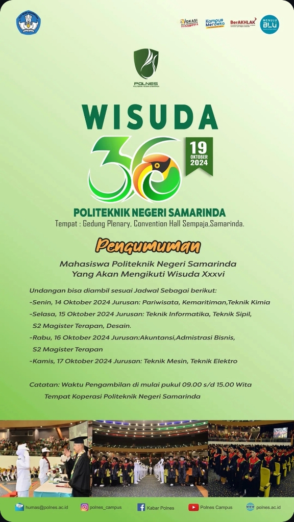 jadwal penganbilan toga wisuda 2024