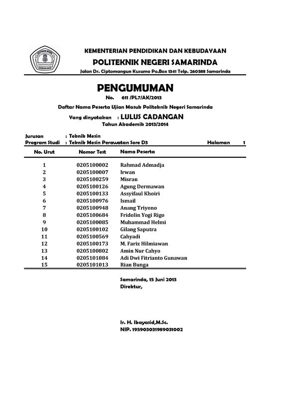 perawatan sore cadanganiRS