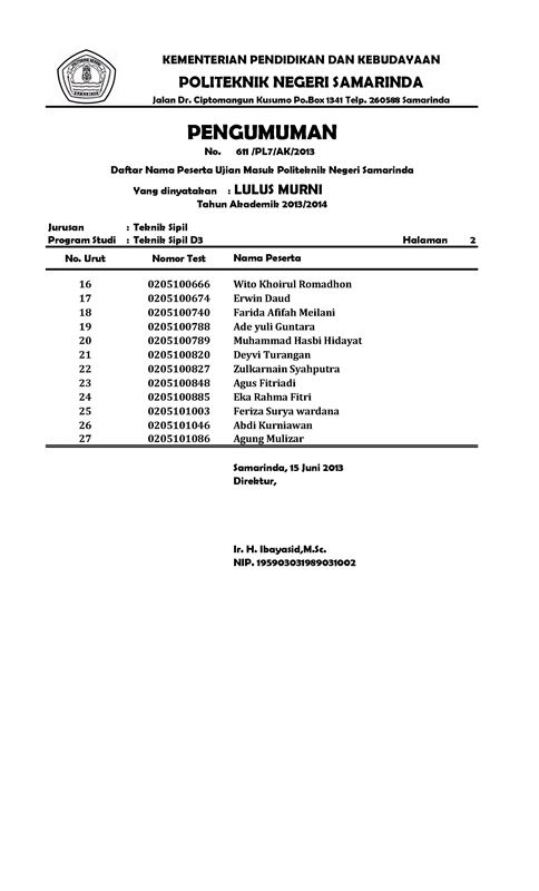 sipil d3 murni 2RS