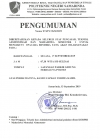 Pengumuman Pelaksanaan Upacara (APEL) Bendera Tanggal 17 September 2019