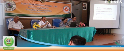 Direktur Buka Audit Resertifikasi ISO 9001:2008 &quot;Quality Management System&quot; oleh PT. SGS UKAS