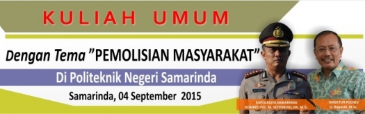 KULIAH UMUM ”PEMOLISIAN MASYARAKAT”