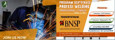 Program Kelas Welding Professional Polnes 2021 Pendaftaran diperpanjang Hingga 2 Agustus 2021