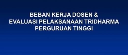 Aplikasi Beban Kerja Dosen 2017 - Update 23 Mei 2017