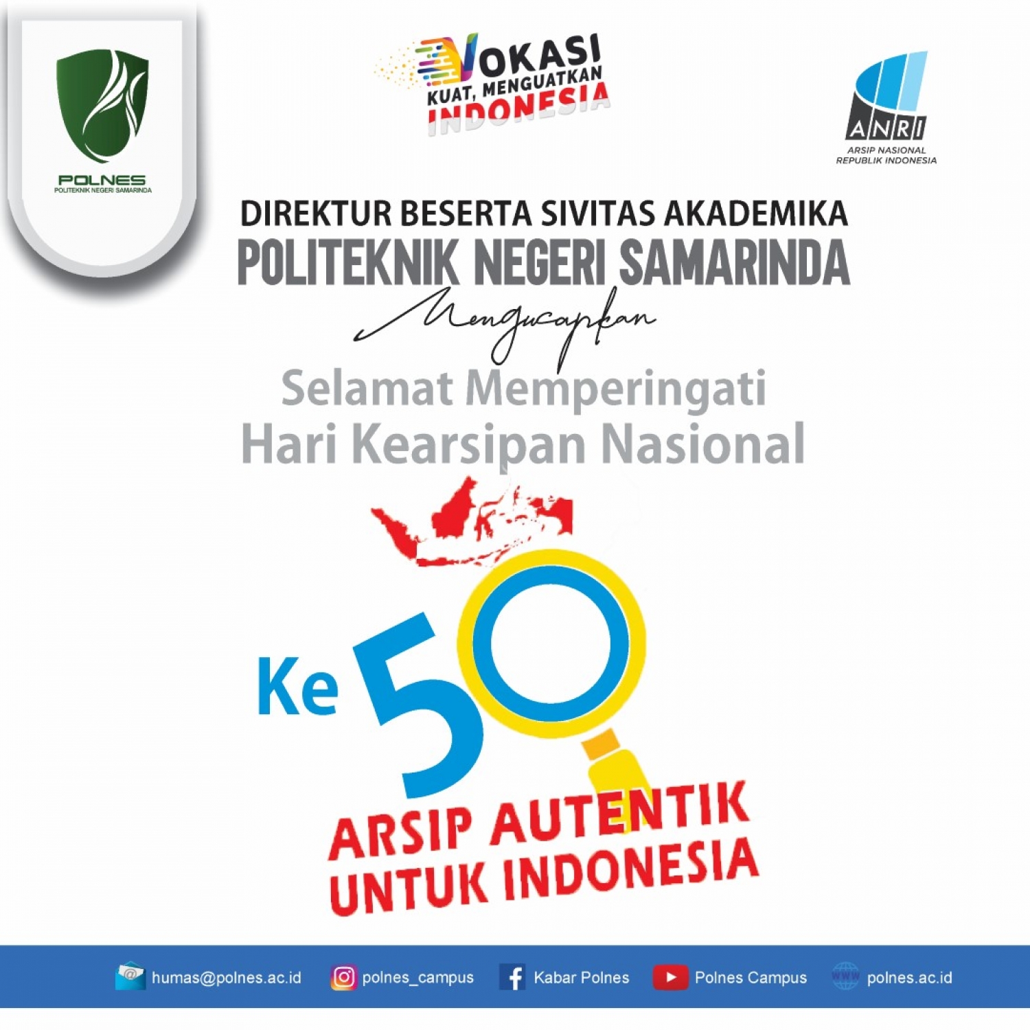 Selamat Merayakan Hari Kearsipan Nasional ke 50