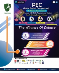 Polnes sabet gelar Lomba PEC Polije English Competition 2021