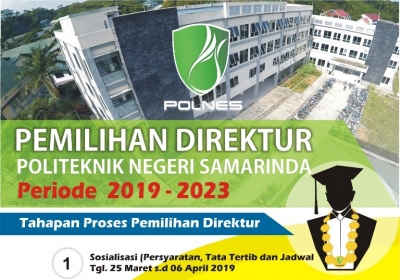 Pengumuman Tahapan Pemilihan DIREKTUR POLNES Periode 2019-2023