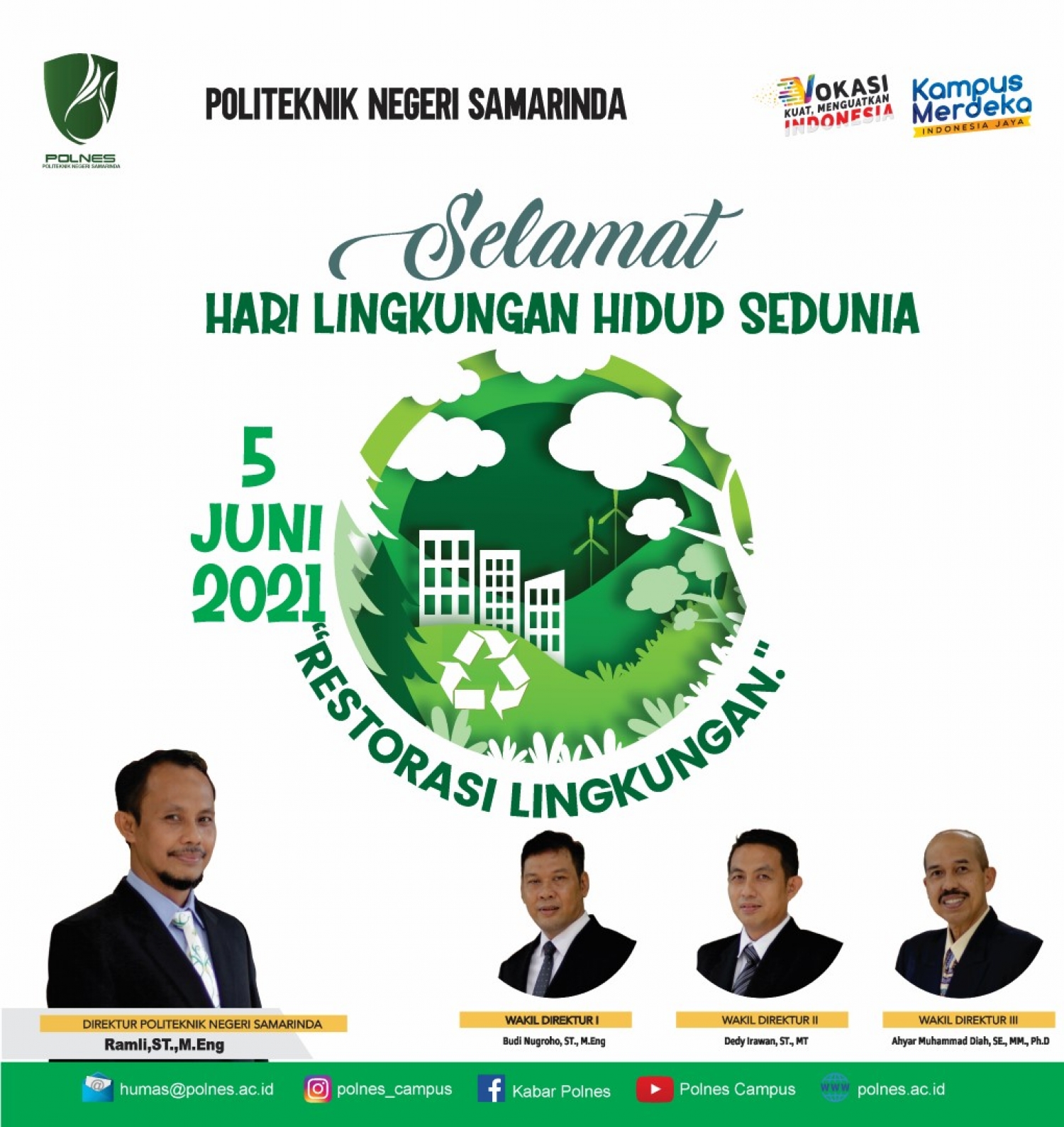 Selamat Hari Ligkungan Hidup Sedunia