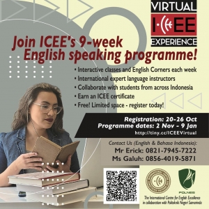 9 weeks english speaking programme From ICEE 2020