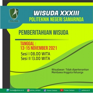 PEMBERITAHUAN WISUDA