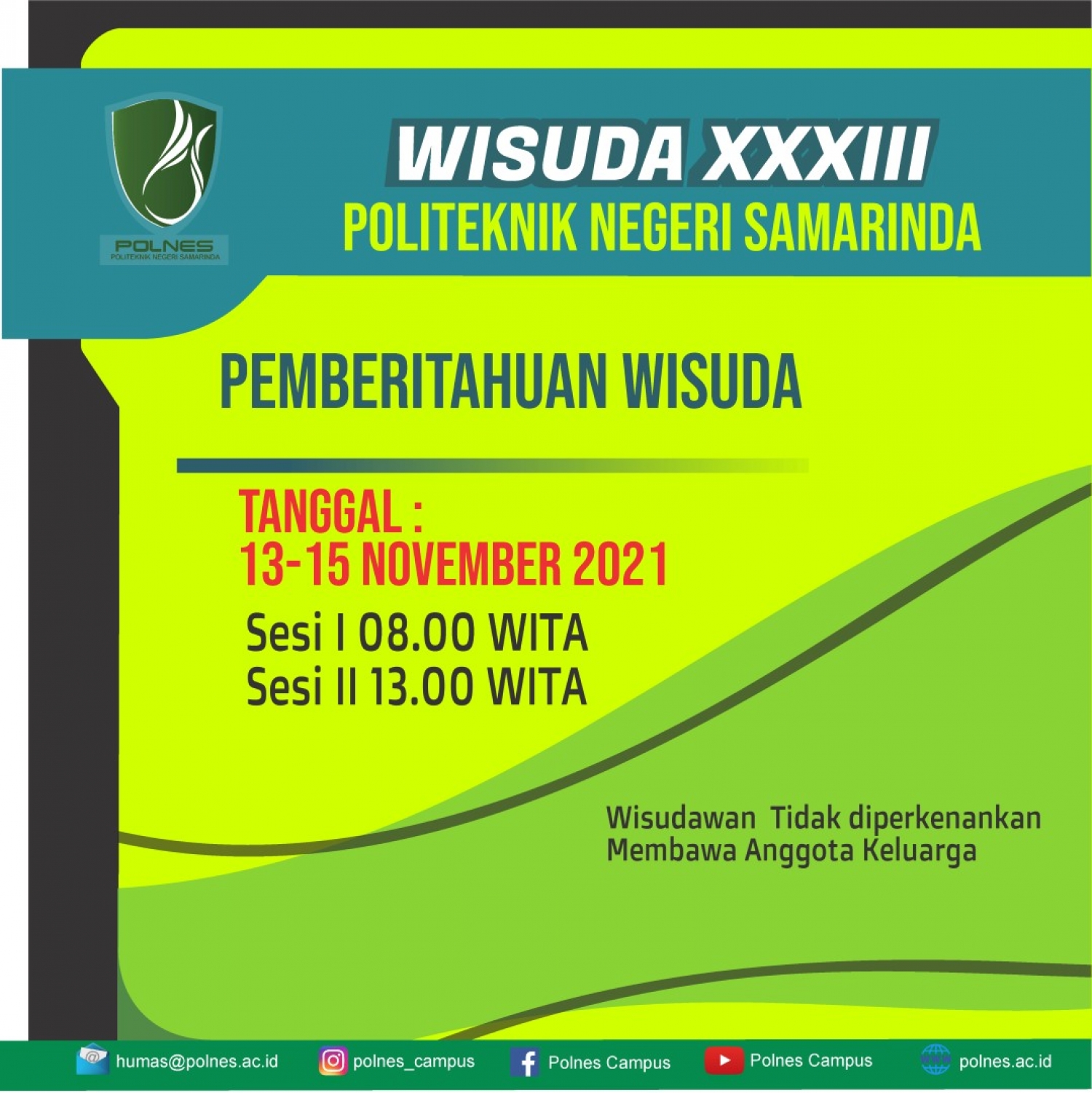 PEMBERITAHUAN WISUDA